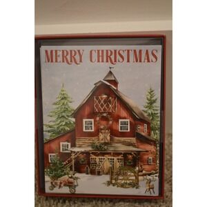 Merry Christmas Greeting Cards‎ w/ Envelopes 18 Pack 4.25" x 5.5"